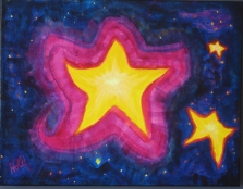 Starry Star 14x18" Acrylic